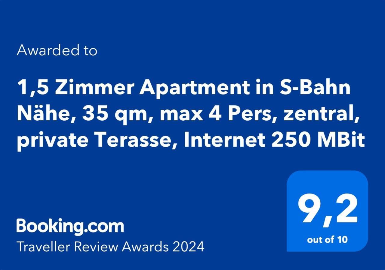 1,5 Zimmer Apartment In S-Bahn Naehe, 35 Qm, Max 4 Pers, Zentral, Private Terasse, Internet 250 Mbit Gärtringen Dış mekan fotoğraf